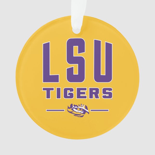 LSU Tigers | Louisiana State 4 Ornament (Front)