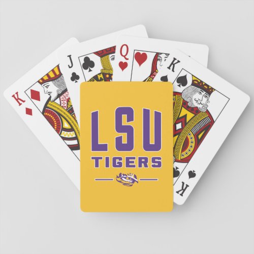 LSU Tigers  Louisiana State 4 Playing Cards