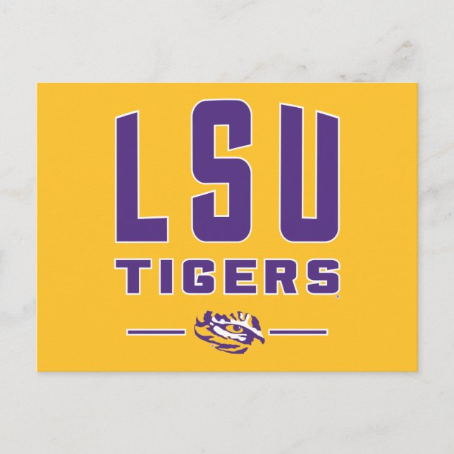 LSU Tigers | Louisiana State 4 Postcard (Front)