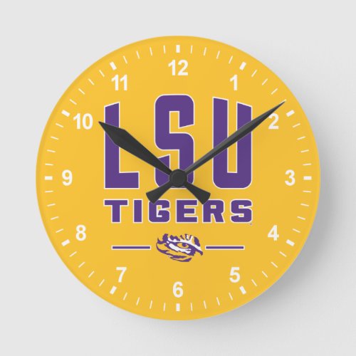 LSU Tigers  Louisiana State 4 Round Clock