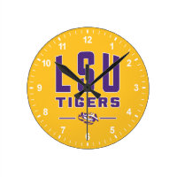 LSU Tigers | Louisiana State 4 Round Clock