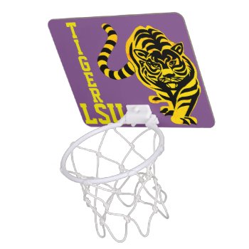 Lsu Tigers Mini Basketball Hoop by lsufanmerch at Zazzle