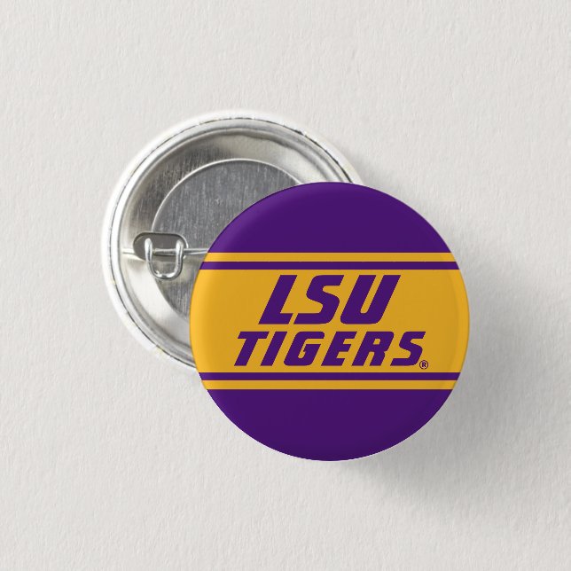 LSU Tigers Spirit button (Front & Back)