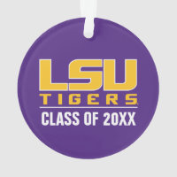 LSU Tigers with Tiger Eye Class Year Ornament