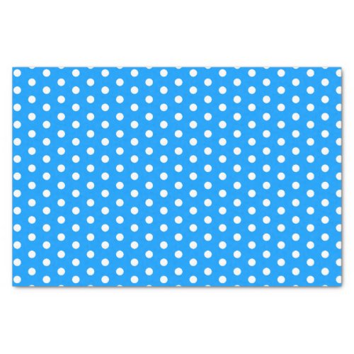 Lt Blue Polka Dots Tissue Paper