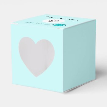 Lt Blue/teal Clover Ribbon Template By K Yoncich Favor Boxes by KennethYoncich at Zazzle
