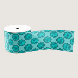 Lt Blue/Teal Flower Ribbon by Kenneth Yoncich