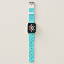 Lt Blue / Teal Standard Ribbon by Kenneth Yoncich Apple Watch Band