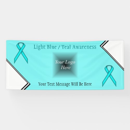 Lt BlueTeal Standard Ribbon by Kenneth Yoncich Banner