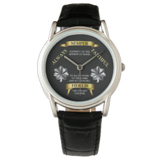 LT COL / SEMPER FIDELIS / ALWAYS FAITHFUL WATCH