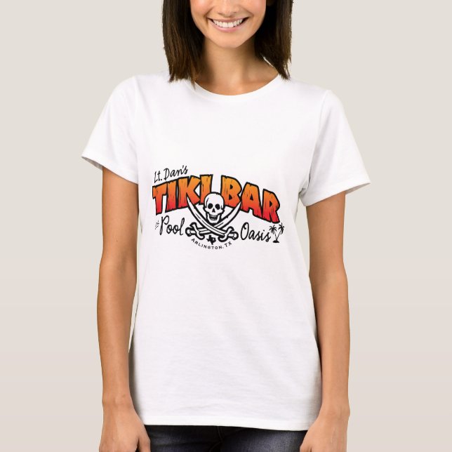 Lt. Dan's Tiki Bar & Pool Oasis Merchandise T-Shirt (Front)