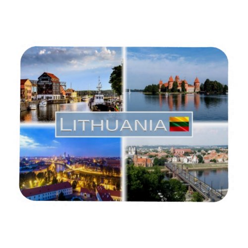 LT  Lithuania _ Klaipeda _ Trakai Island _ Magnet