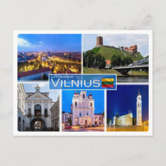 LT Lithuania - Vilnius - Postcard