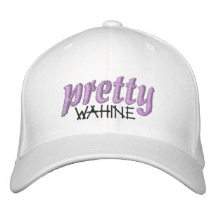 LT Purple: Pretty Wahine Embroidered Baseball Cap