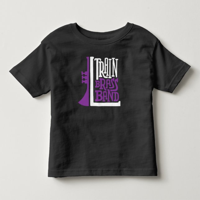 LTBB Logo (white/purple) - Toddler & Baby -   T-shirt (Front)