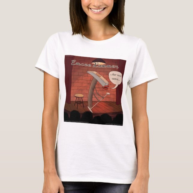 LTCartoons Womens Funny Tools For Comedy Tshirt (Front)