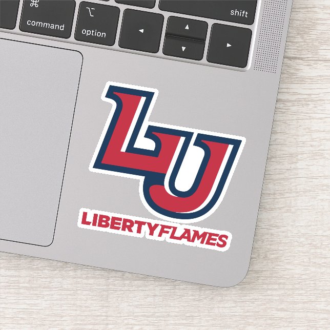 LU Liberty Flames Sticker (Detail)