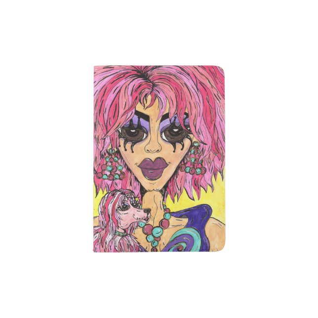 Lu Lu Lashes and Lady Lana Passport Holder (Front)