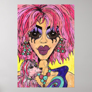 Lu Lu Lashes and Lady Lana Poster