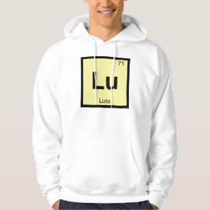 Lu - Lute Music Chemistry Periodic Table Symbol Hoodie
