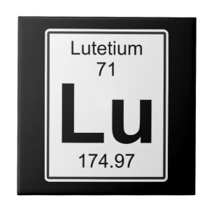Lu - Lutetium Ceramic Tile