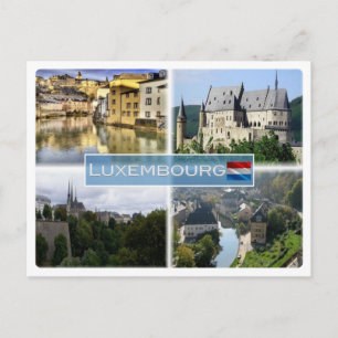 LU Luxembourg - Postcard
