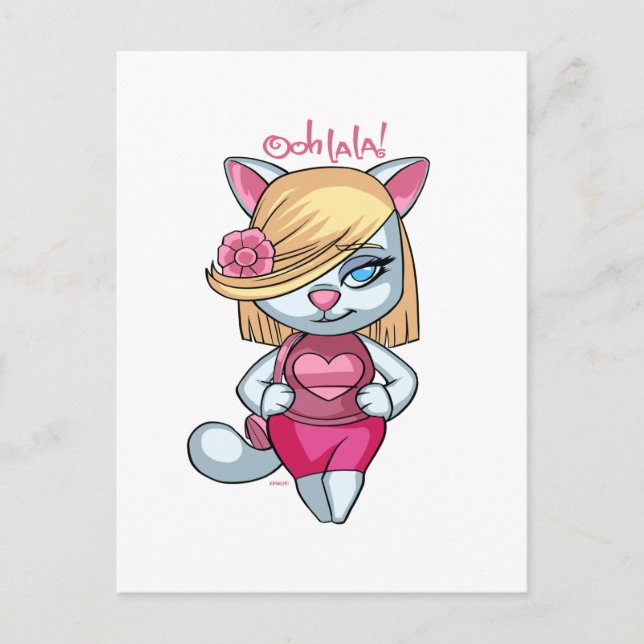 Lu Ooh La La Postcard (Front)