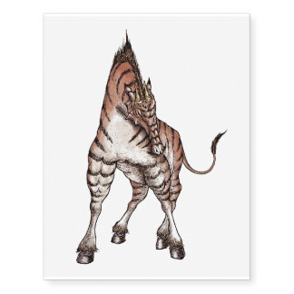 Lu Shu Mythical Horse — Shan Hai Jing Temporary Tattoos