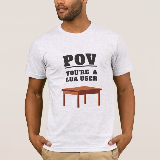 Lua table T-Shirt (Front)