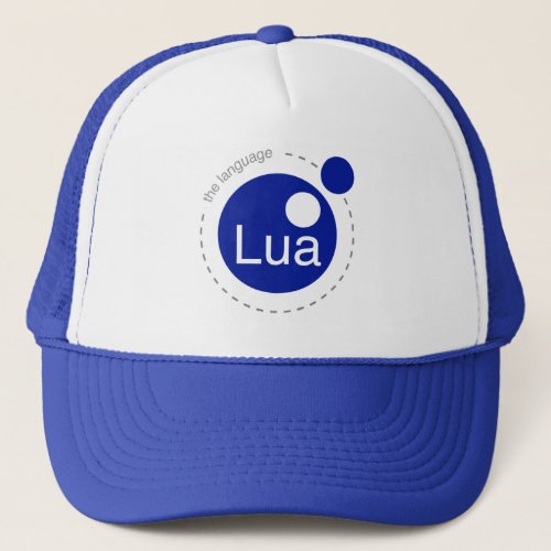 lualogo trucker hat