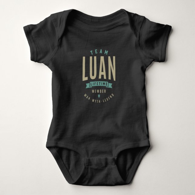 Luan Lifetime Member Baby Bodysuit (Front)
