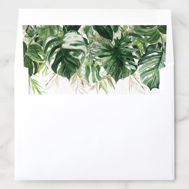 LUANA beachy tropical envelope liner (In Envelope)