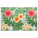 Luana Watercolor Tropical Vivid Floral  Fabric