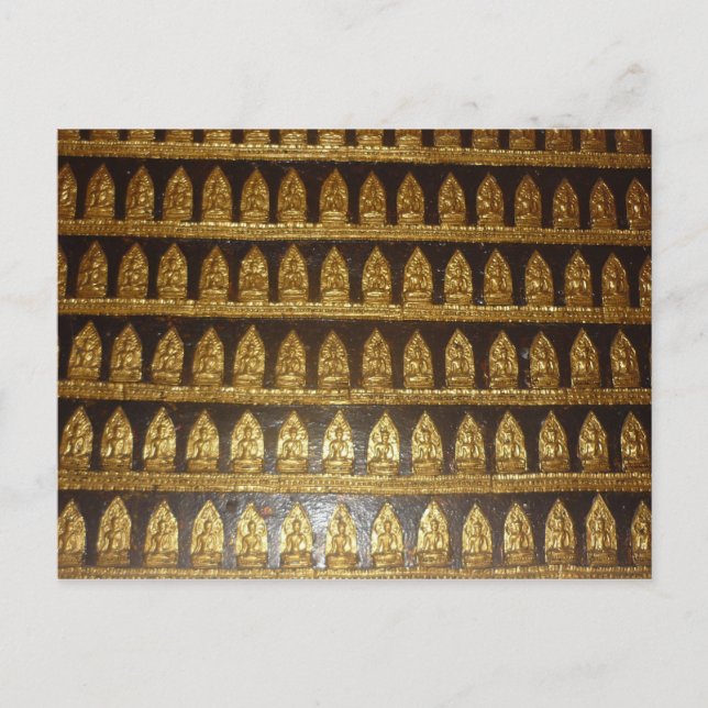 luang buddha lines postcard (Front)
