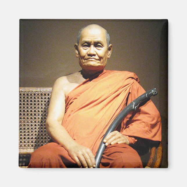 Luang Poo Cha Subhaddho ... Buddhist Monk Magnet (Front)