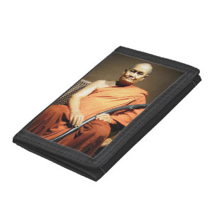 Luang Poo Cha Subhaddho ... Buddhist Monk Trifold Wallet