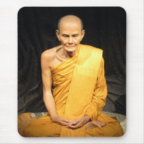 Luang Poo Mun Bhuridatto  Buddhist Monk Mouse Pad