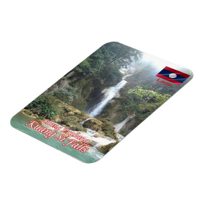 Luang Prabang - Kuang Si Falls - Laos - Magnet (Left Side)