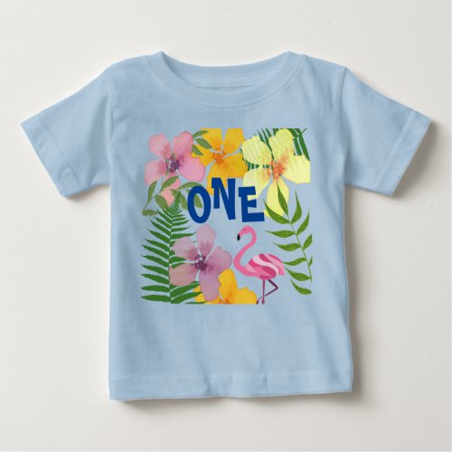 Luau 1st Birthday  Baby T_Shirt