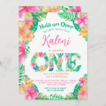 Luau 1st Birthday