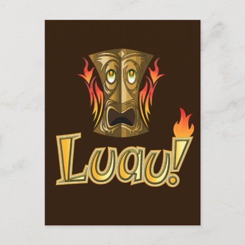 Luau 3 postcard