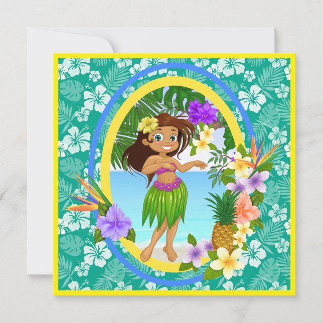 Luau / Beach Event Invitations (Front)