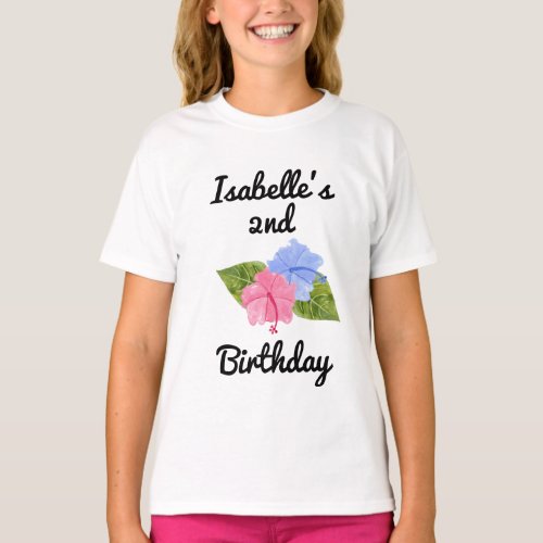 Luau Birthday Party T_Shirt