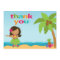 Luau Birthday Party Thank You Card