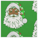 luau christmas hawaiian african black santa claus  fabric