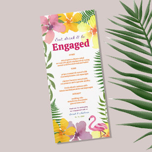 Luau Engagement Party Tropical Menu