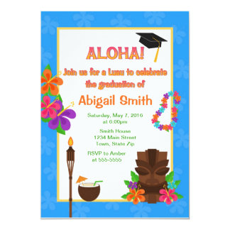 Graduation Luau Invitation Wording 8