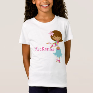 Luau Hawaii Girl personalized t-shirt