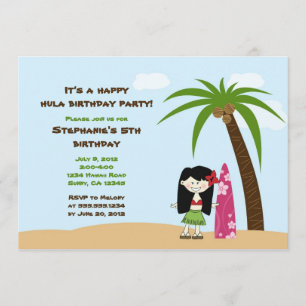 Luau Invitation