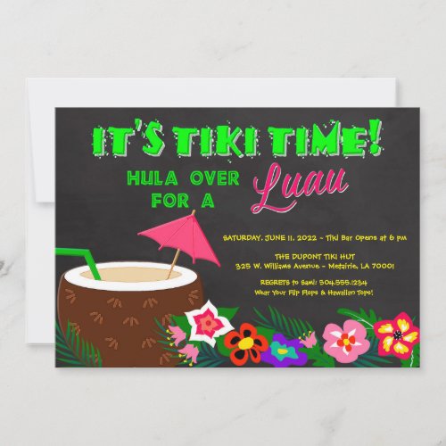 Luau Invitations Hawaiian Invitations